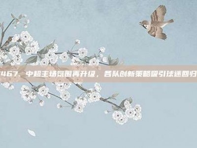 467. 中超主场氛围再升级，各队创新策略吸引球迷回归