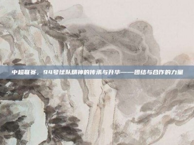 中超联赛，94号球队精神的传承与升华——团结与合作的力量