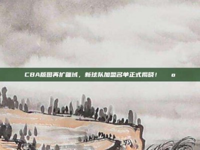 CBA版图再扩疆域，新球队加盟名单正式揭晓！🗺️