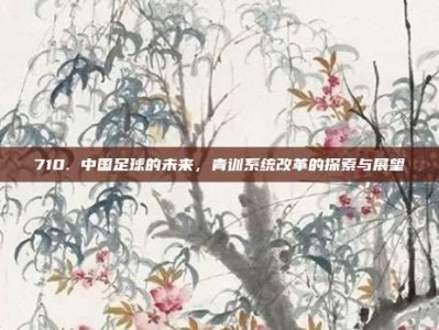 710. 中国足球的未来，青训系统改革的探索与展望