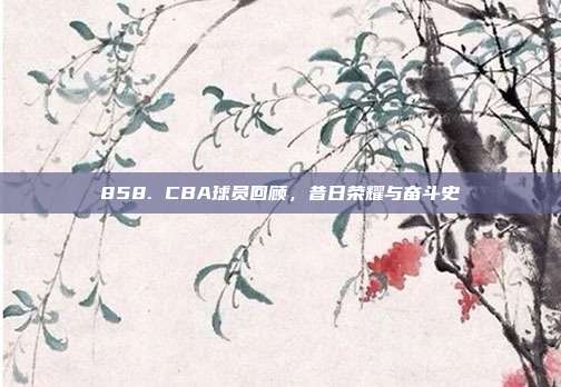 858. CBA球员回顾，昔日荣耀与奋斗史