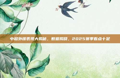 中超外援表现大揭秘，数据揭晓，2025赛季看点十足