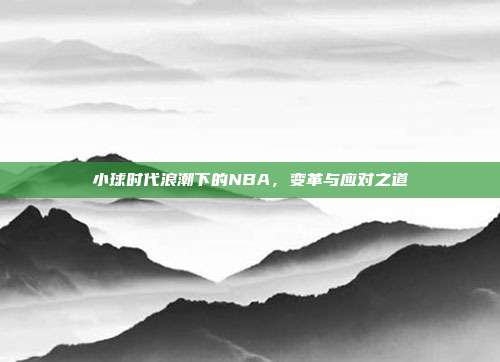 小球时代浪潮下的NBA，变革与应对之道